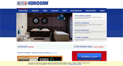 Desktop Screenshot of eurosan.pl